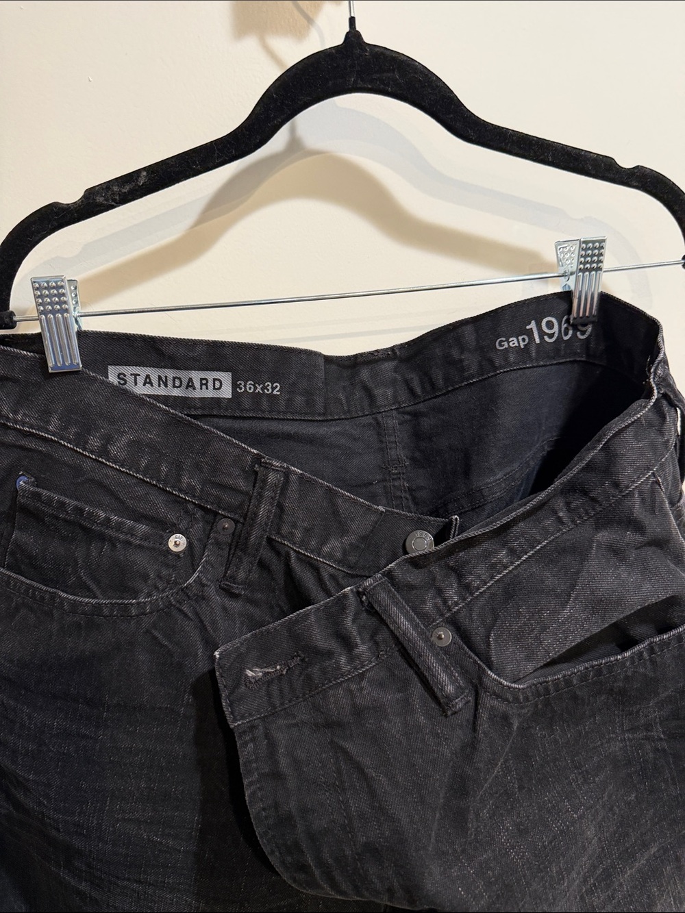 GAP Men's Straight Black Jeans